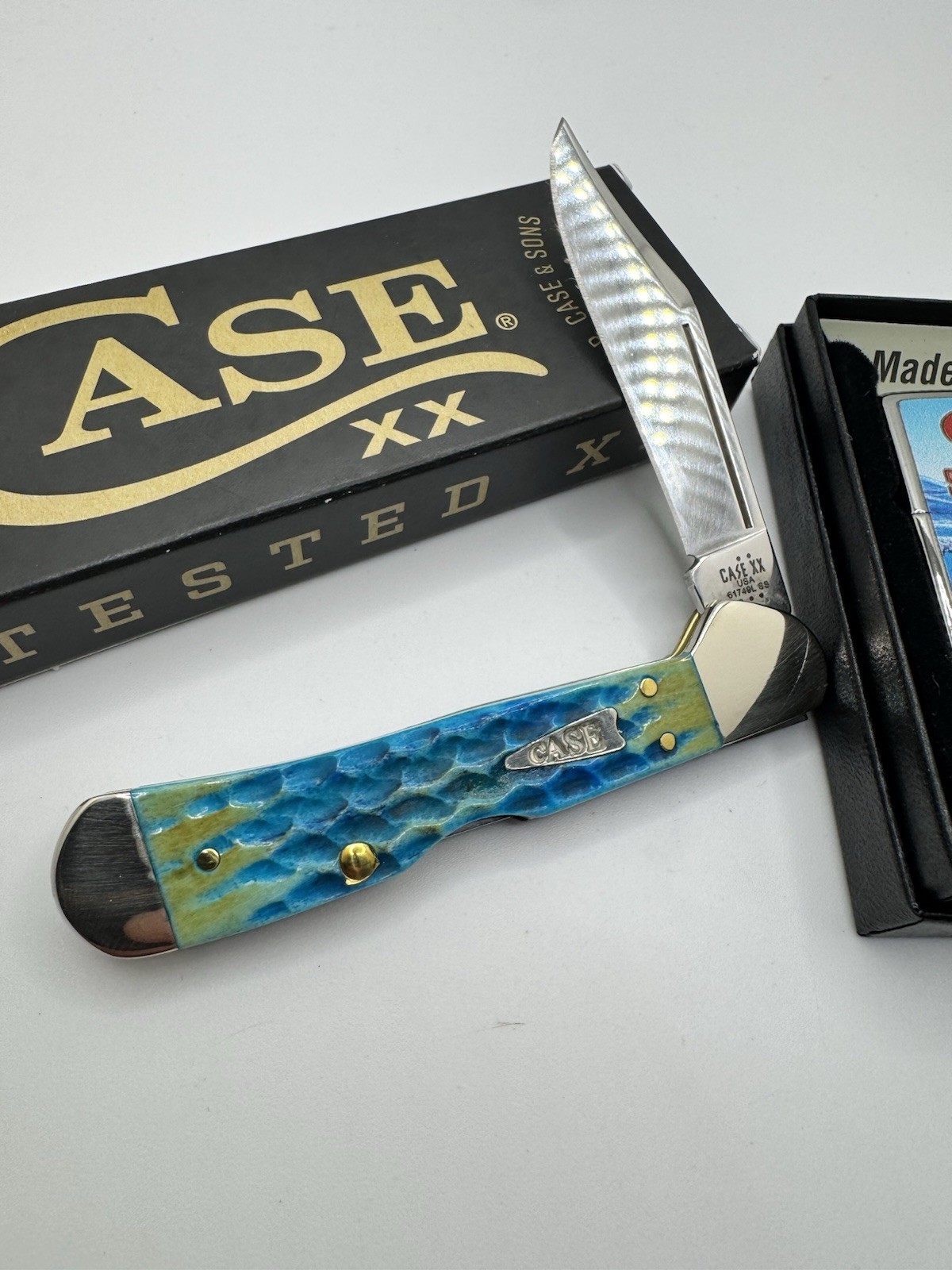 Case Mini CopperLock Sea Dragon Knife & Zippo SEA DRAGON Lighter 🐉 🐉🐉