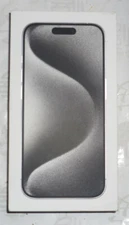 Apple A2848 iPhone 15 Pro  256GB White Titanium - Empty Box ONLY