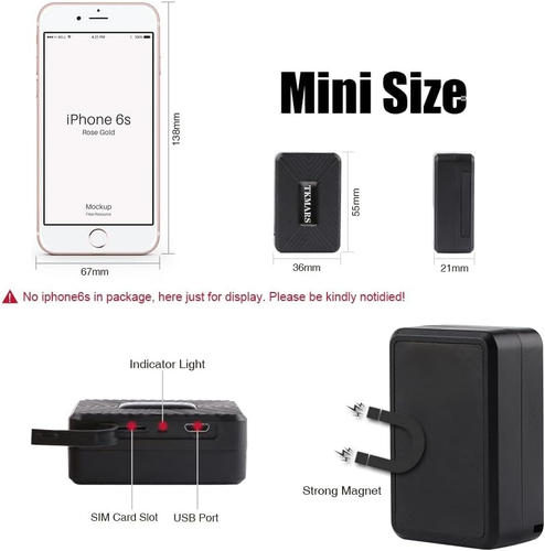 Mini GPS Tracker No Subscription with Free APP Magnetic GPS Tracker for Car Moto - Picture 9 of 13