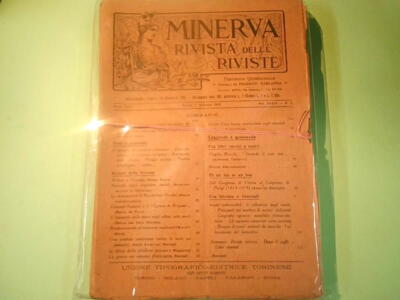 MINERVA ZEITSCHRIFTENZEITSCHRIFT JAHR 1919 VON NR. 3 BIS NR. 24