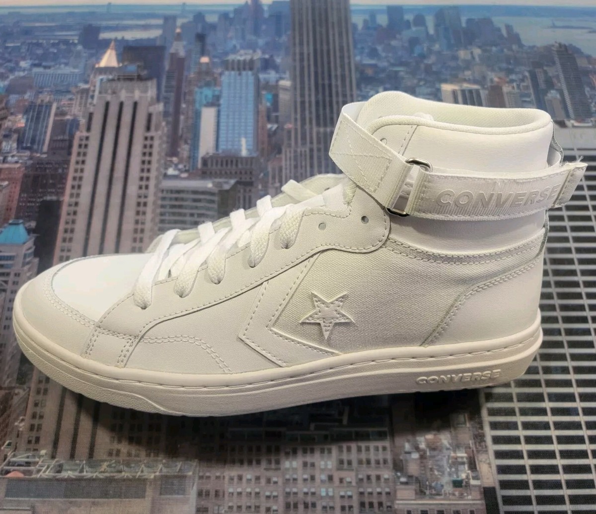 Converse Pro Blaze V2 Mid Top Triple White Mens Size 10 A04357c
