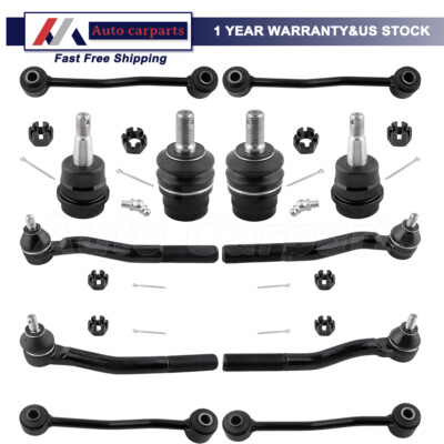 4-Piece Front Ball Joint Set For 1990-2017 Jeep Wrangler & Grand Cherokee – Suspension Kit