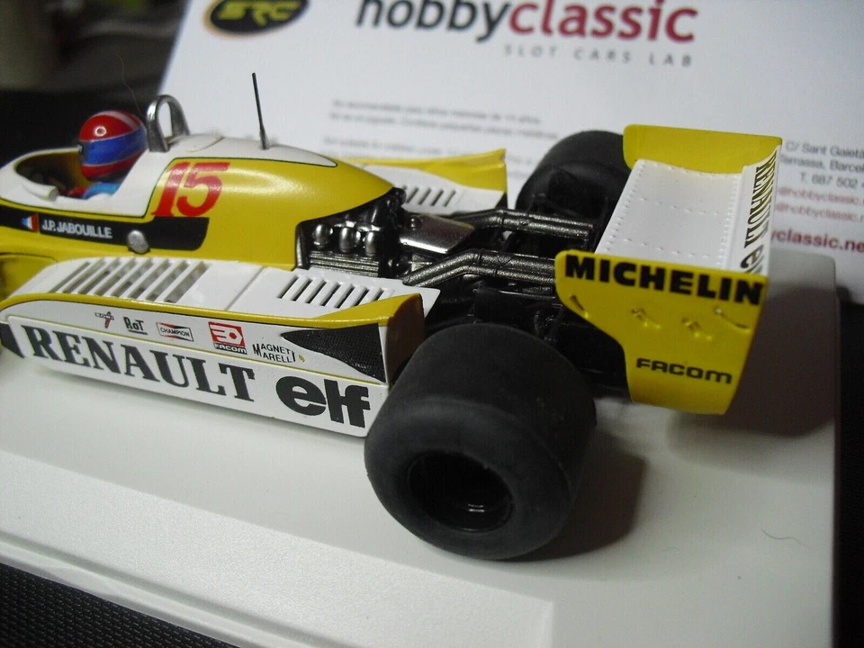 SLOT SRC HOBBYCLASSIC  Ref. 021 03 RENAULT GP ESPAÑA 1979 1/32 NEW - Imagen 3 de 4