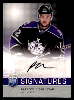 2008-09 Upper Deck Be a Player Signatures #S-PO Patrick O'Sullivan Kings