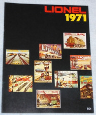 1971 LIONEL Toy Train Accessory CATALOG NEW UNUSED Postwar O 027 Gauge Sets