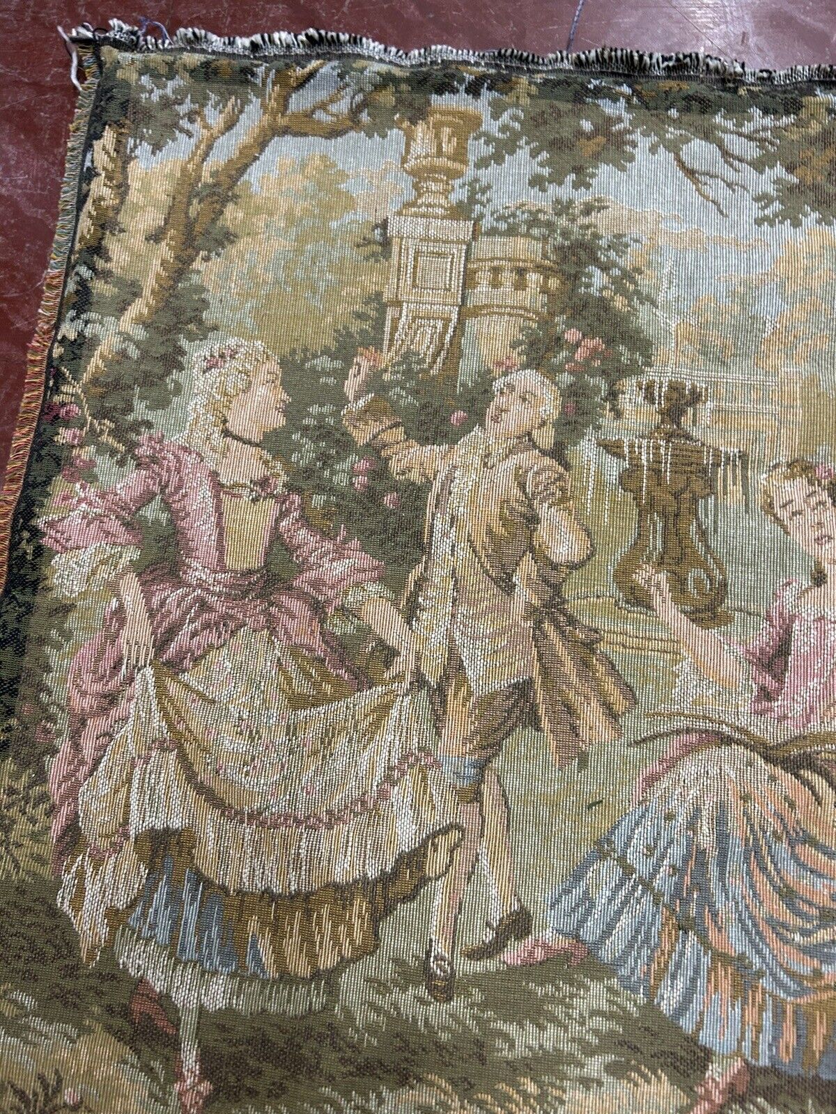 Vintage Goblys Of France Tapestry 20 X 20