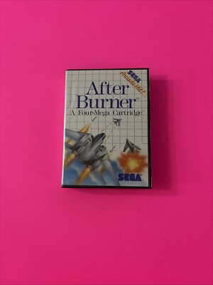 After Burner (Sega Master System, 1988) No Manual Authentic