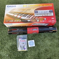 Casio Electric Keyboard Key Lighting System Model LK-46 Sound Sampling Piano