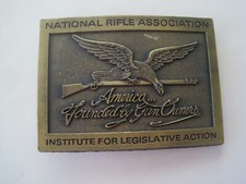 Belt Buckle NRA Institute For Legislative Action 3 1/2"