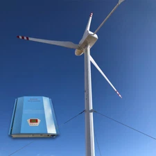 5000W Wind Turbine Generator&Off Grid Charge Controller to Charge 120V Battery
