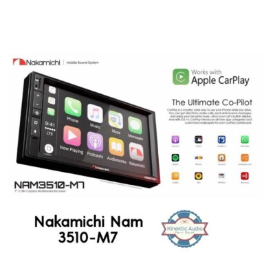 Nakamichi NAM3510-M7 7'' Apple Carplay Android Touchscreen