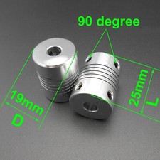 10Pc D19L25 Aluminum Alloy Shaft Coupling Wound Coupler 3MM 4MM 5MM 6MM 8MM 10MM
