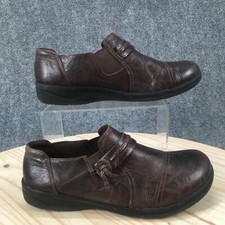 Clarks Shoes Womens 7 M Cheyn Madi Loafers Brown Leather Low Top 261299525045