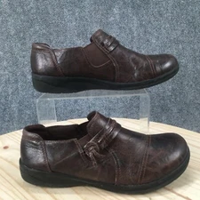 Clarks Shoes Womens 7 M Cheyn Madi Loafers Brown Leather Low Top 261299525045