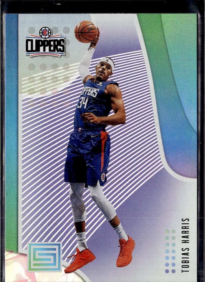 2018-19 Panini Status #27 Tobias Harris Purple Los Angeles Clippers