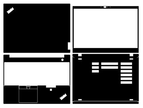 Carbon Vinyl Sticker Skin Decals Guard Cover for Lenovo ThinkPad P15V Gen3 2022
