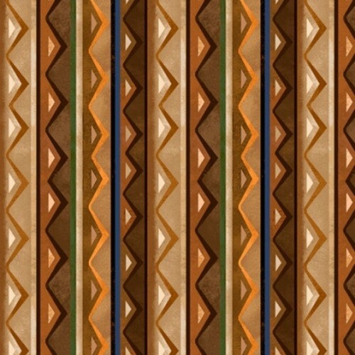 QT In the Wilderness by JQ Licensing 27157 A Brown Stripe Cotton