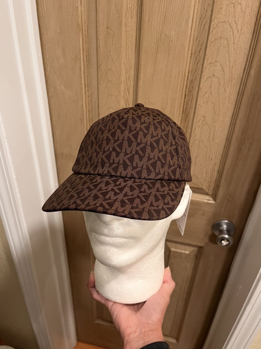Michael Kors Brown MK Logo Baseball Cap s-l400.jpg main image 4