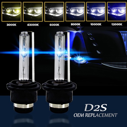 2 x D2S D2C 35W Xenon Headlight Bulb HID Kits 85122 66040 For BMW AUDI MERCEDES - Picture 14 of 17