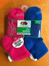 Fruit of the Loom Ladies' 6 Pack Ankle Socks Size 4-10