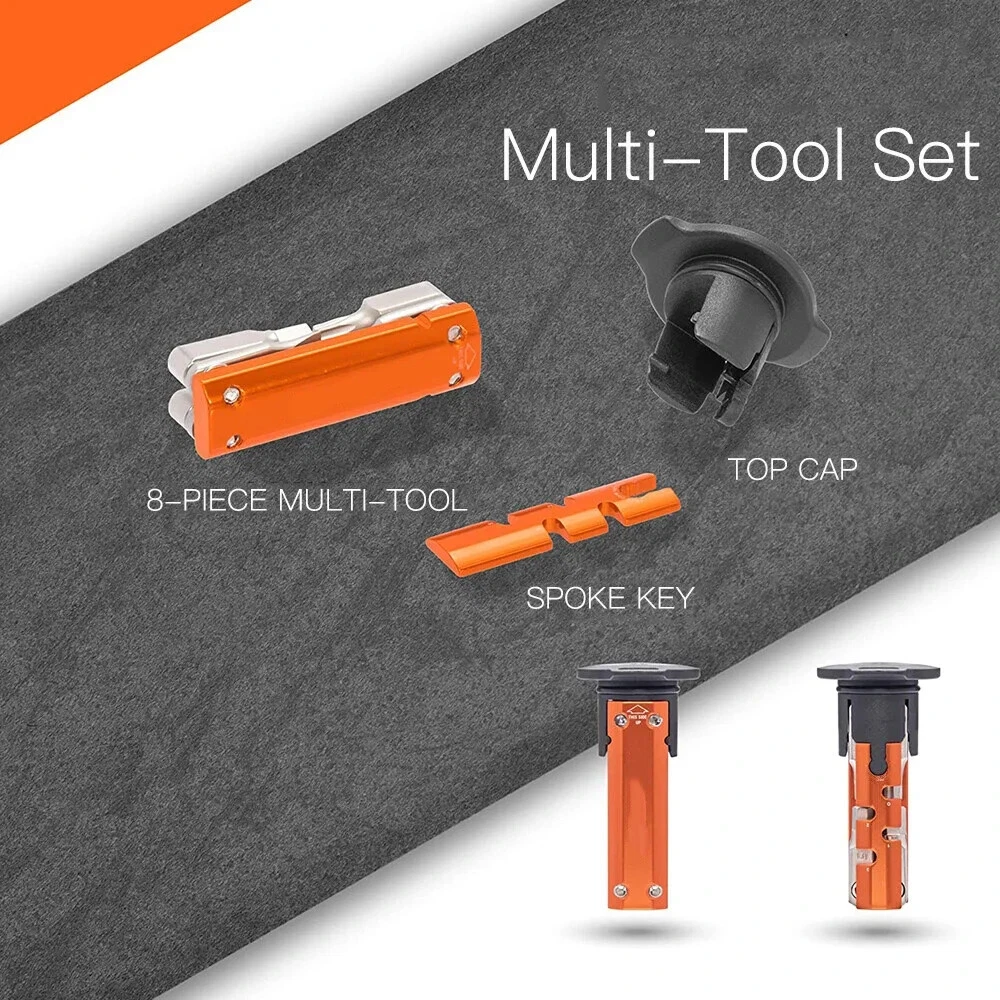 Multi Tool Kit-Compact Bicycle Tool Stored in The Steering Tube Set Multi Tool