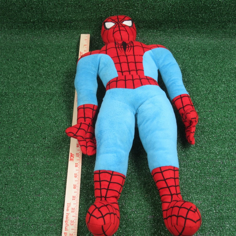 Muñeca de peluche grande Spiderman de 25 pulgadas de alto hecha para Jay Franco & Sons, Nueva York Foto 3 de 4