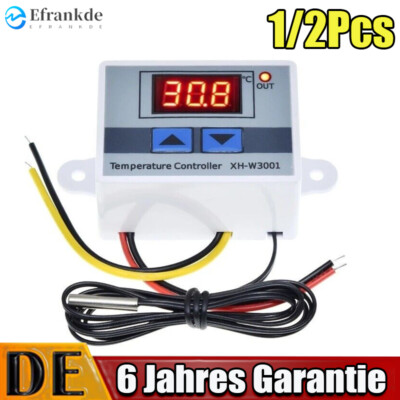 DC 12V 120W Digitaler Temperaturregler mit Fühler Thermostat Temperaturschalter