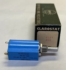 CLAROSTAT,62JA50K,POTENTIOMETER NOS