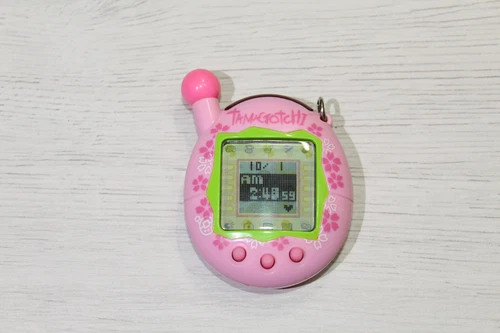 BANDAI WIZ ORIGINAL 2004 "TAMAGOTCHI CONNECTION V2" PINK WITH FLOWERS BANDAI EUR