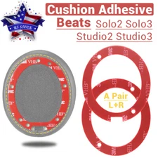 A Pair Cushion Adhesive 3M For Beats by Dre Solo 2.0 3.0 Studio 2 3 Ear Pad Tape