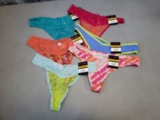 No Boundaries NOBO Assorted Thong Panties Sets XS-1, SM-3-5, Med-7-9, LG-11 New
