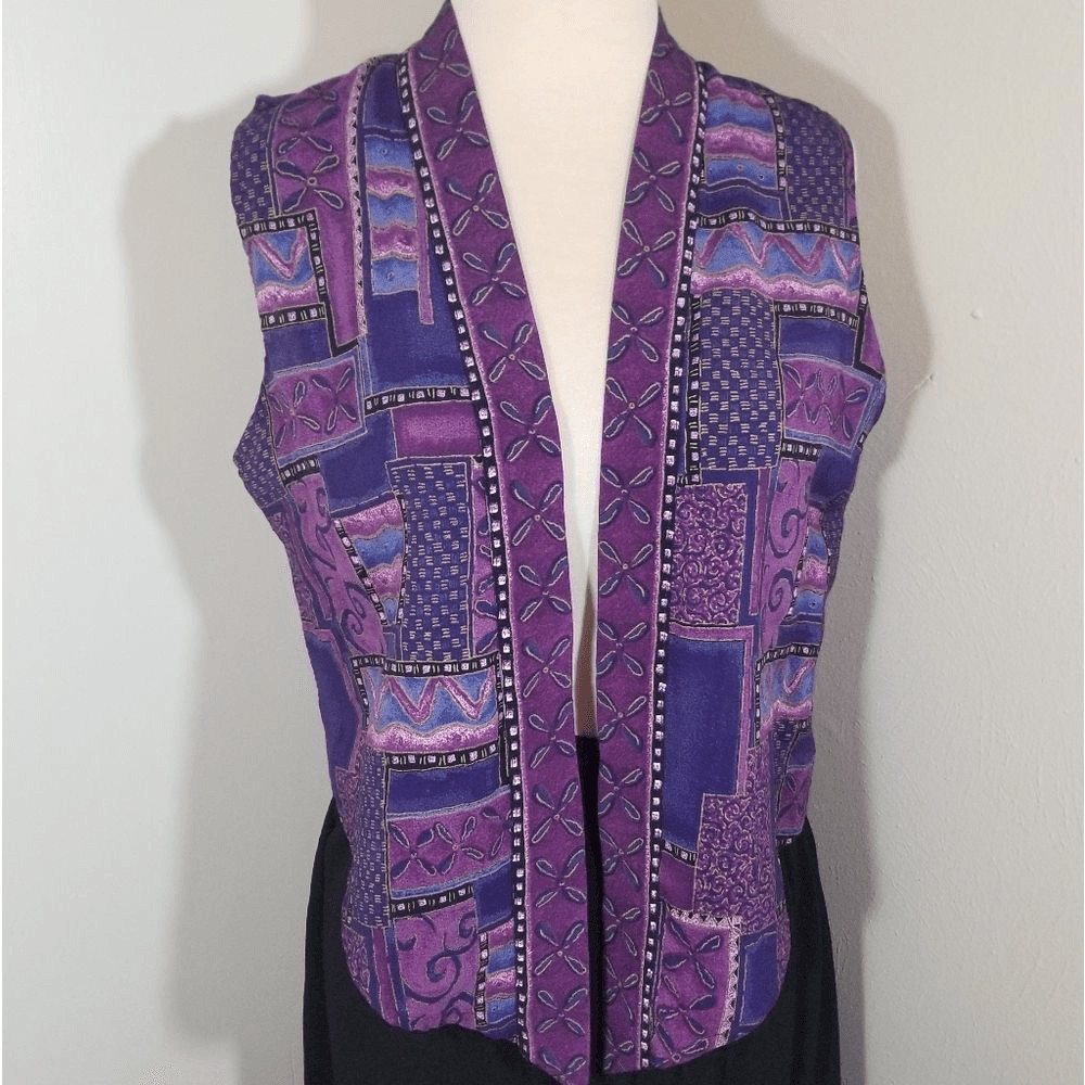 {Red Rock Reflections} SET: Patchwork  Skirt & Ve… - image 2