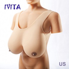 IVITA Silicone Breast Forms KK Prothesis Huge Boobs Drag Queen 6KG Large Boobs