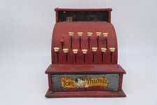 Vintage Red Metal Tom Thumb Cash Register by Western Stamping Co