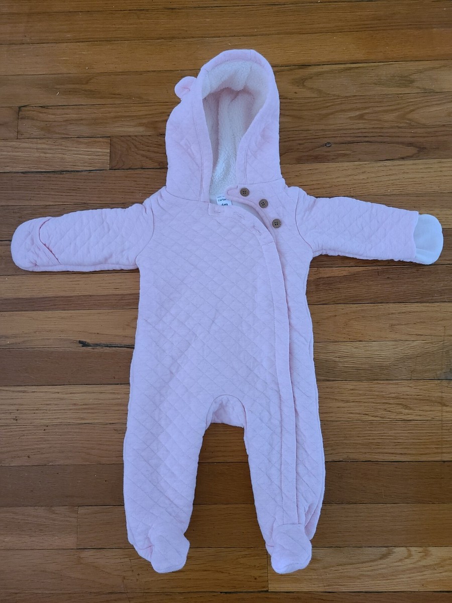 Carters snow suit baby girl 0-6 months old