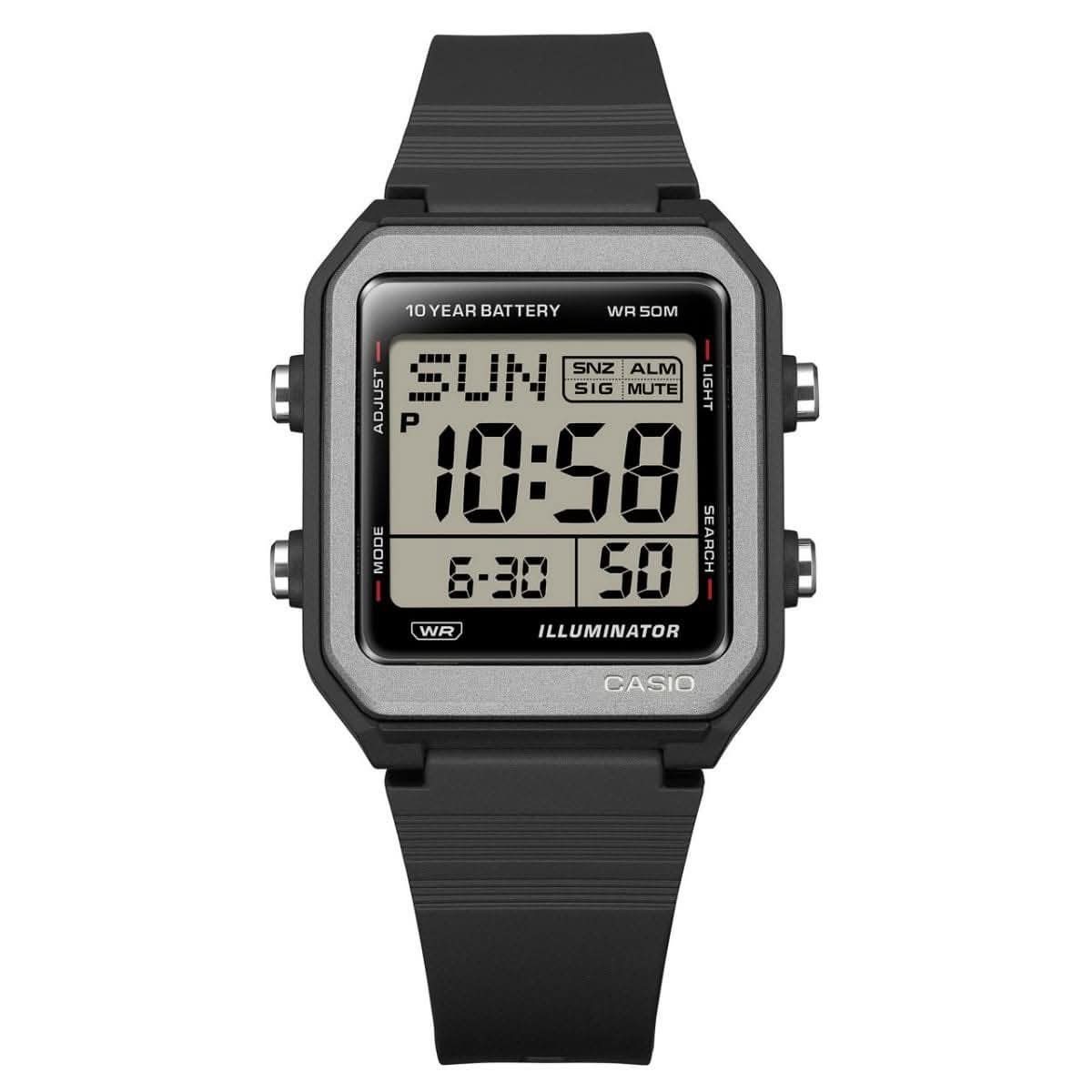 Casio W-221H-1AV Digital Watch NEW 2026 | 10 Year Battery | World Time | LED |