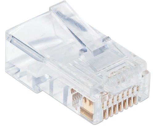 766623790512 Intellinet RJ45 Modular Plugs Pro Line, Cat5e, UTP, 3-prong, for so - 第 2/5 張圖片