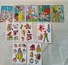1990's set of disney stickers, 10 sheets of new stickers