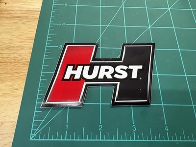 Hurst Shifters Drag Racing hot rod 4'' Sticker decal