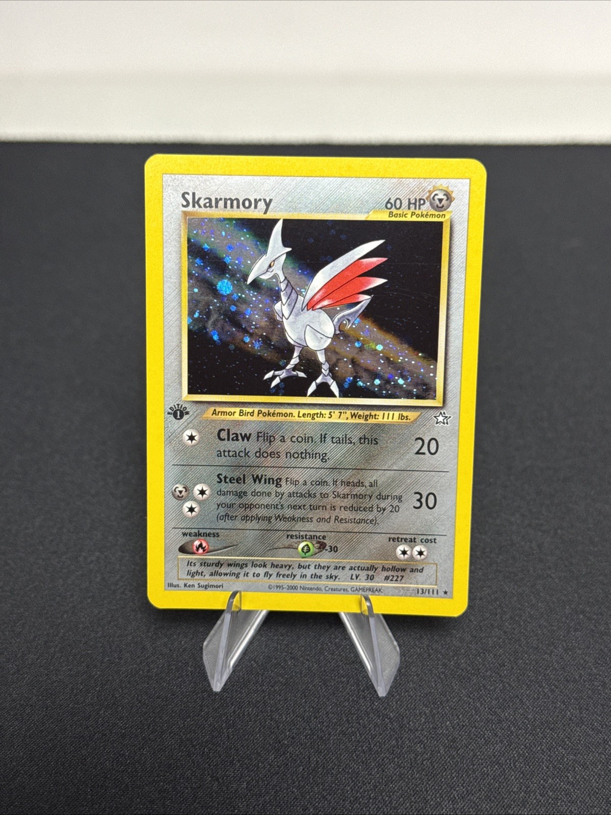 NM! Skarmory Neo Genesis 13/111 1st Edition Holo Rare RARE CONDITION