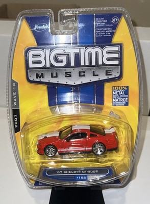 2007 Ford Mustang Shelby GT 500 Red Jada Big Time Muscle Dub City