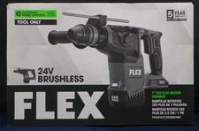 Flex FX1551A-Z 24V Brushless 1" SDS Plus Variable Speed Rotary Hammer Drill NEW