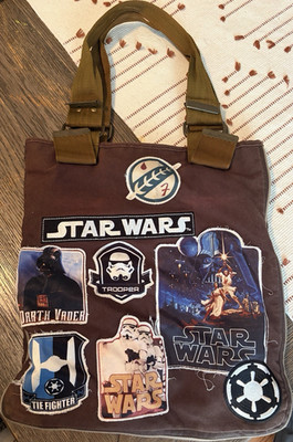 Exclusive Disney World Park Star Wars Patchwork Tote Bag