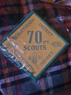 Bexleyheath District 70 yes Scouts Scouting Badge
