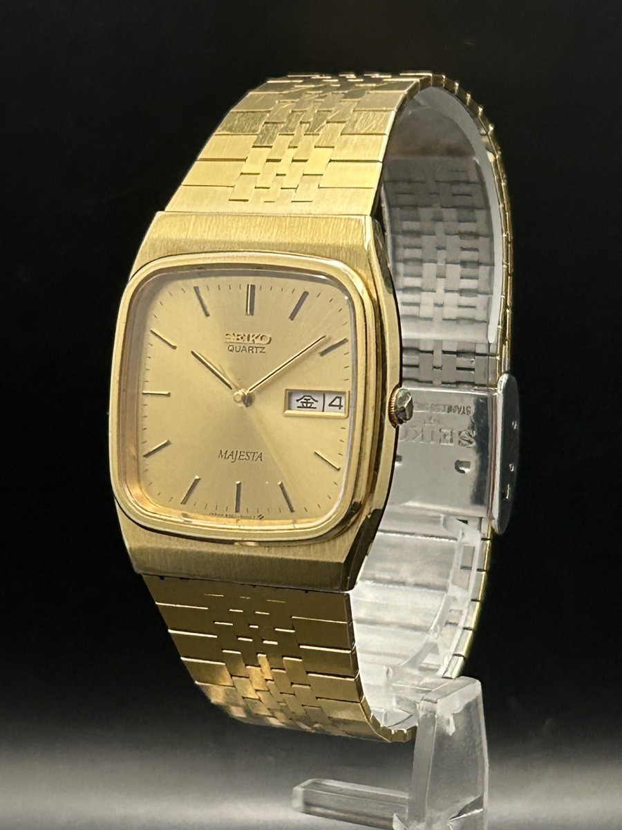 SEIKO　MAJESTA　9063-5010 SEIKO WATCH MAJESTA 9063-5010 QUARTZ GOLD DAY DATE KANJI