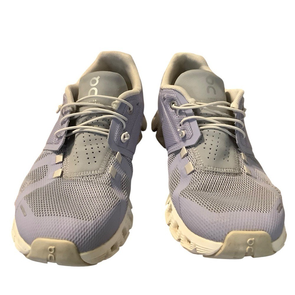 Cloud Running Shoes – Light Gray Athletic Sneakers Size 8.5-image