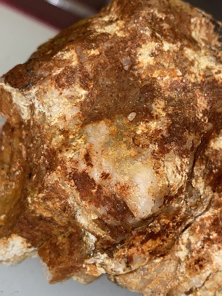 Oro sin triturar de 3 kg/6 lb en mineral de cuarzo del sitio de la mina de oro #PGM #PAYDIRT #ORO Foto 4 de 4