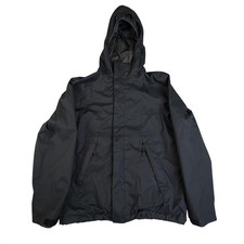 The North Face Vortex Jacket Boys Medium 10/12 Black DryVent Hooded Rain