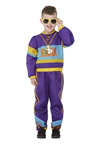 Smiffys 80s Relax Costume, Purple (Size S) - Picture 1 of 1