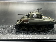 Char/Tank  Altaya 1/72e M4A3 Sherman 756th Tank Battalion 5th Army France - 1945